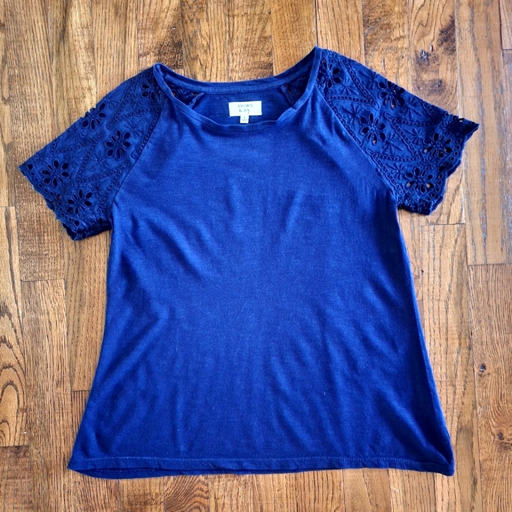 Lace Sleeve Top